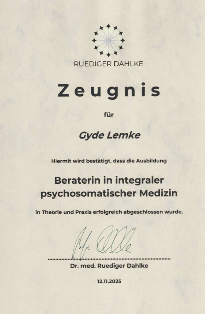 Zertifikat Psychosomatik